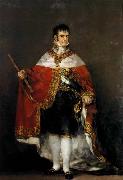 Francisco de Goya, King Ferdinand VII with Royal Mantle